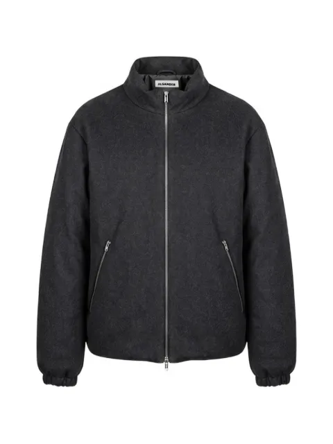 Jil Sander zip-up wool jacket