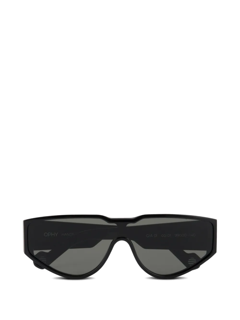 GIABORGHINI logo-print sunglasses - Schwarz