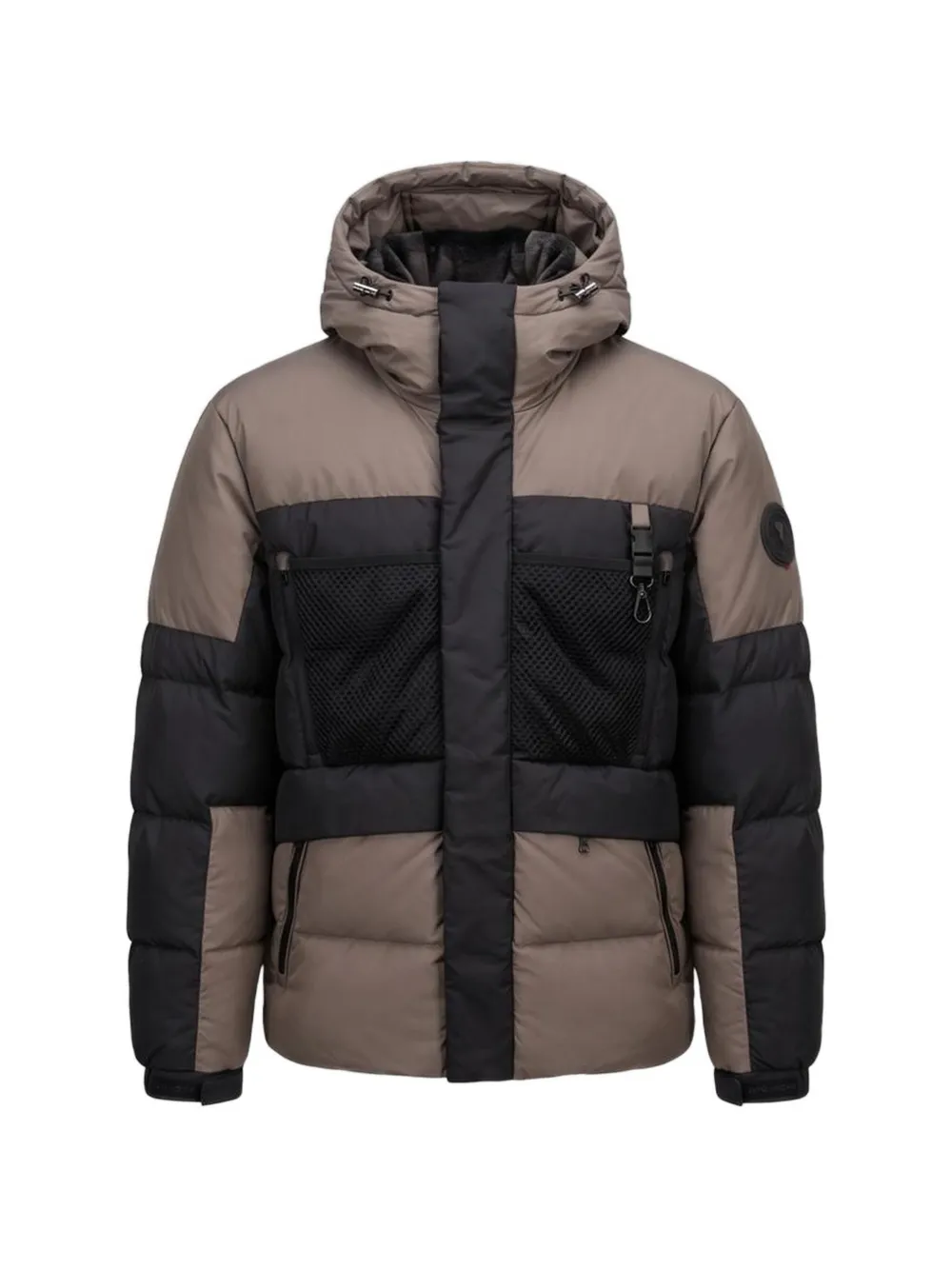 CAPE HORN Tamarugal colour-block padded jacket - Braun