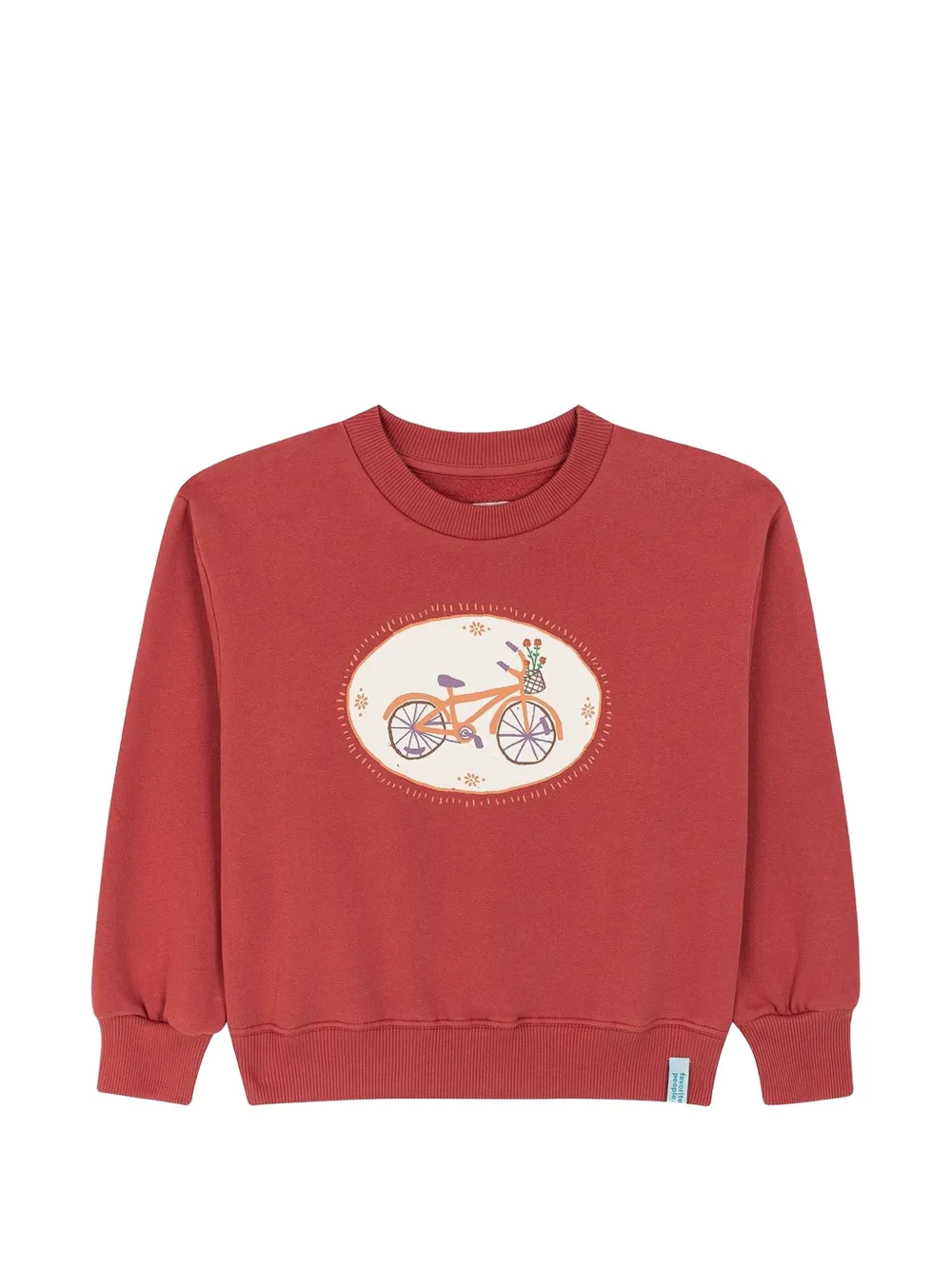 Favorite People sweat Old Bike à imprimé graphique - Rouge Favorite People sweat Old Bike à imprimé graphique - Rouge
