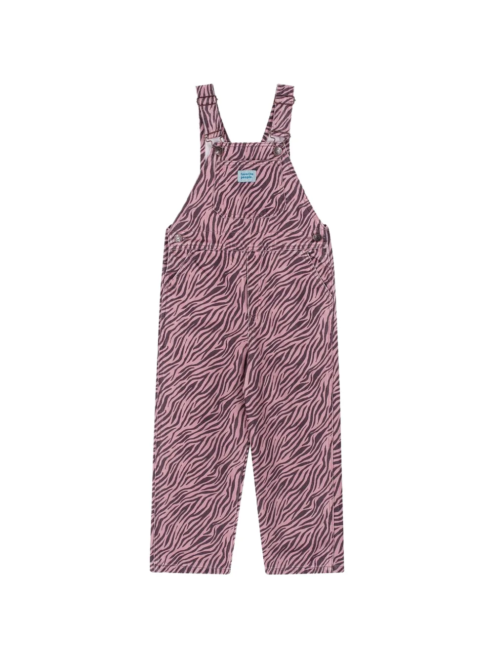 Favorite People Lake zebra-pattern overalls - Rose Favorite People Lake zebra-pattern overalls - Rose