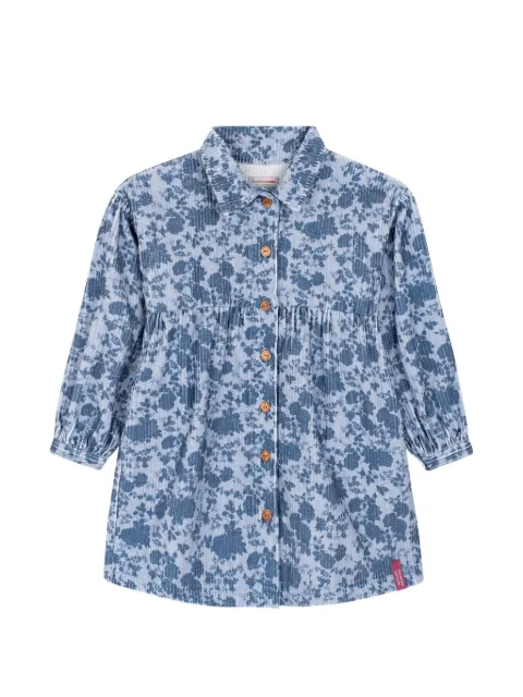 Favorite People Bakery floral-print corduroy mini dress