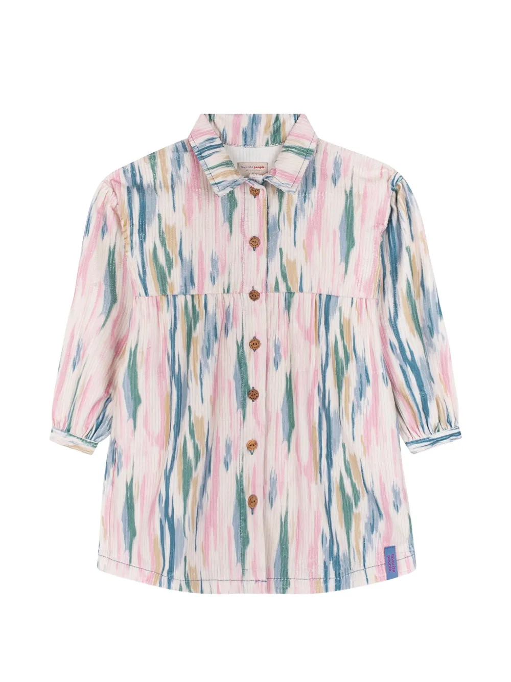 Favorite People robe-chemise courte Locals à motif ikat - Rose Favorite People robe-chemise courte Locals à motif ikat - Rose
