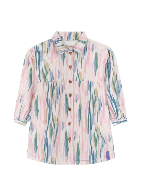 Favorite People Locals ikat-pattern mini shirt dress