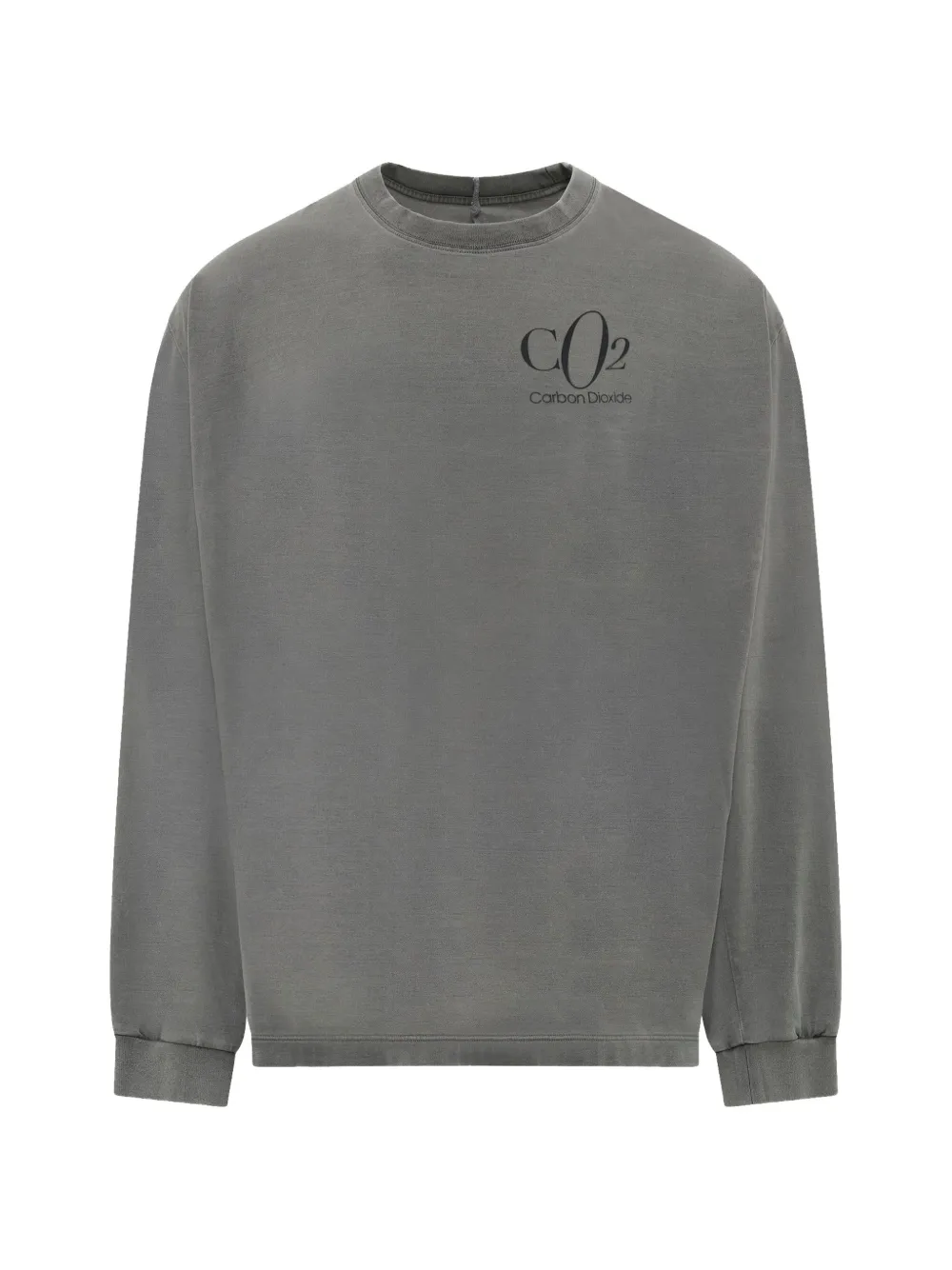 Doublet Co2 Air Yarn long-sleeve T-shirt Grijs
