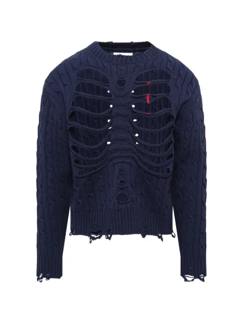 Doublet cable-knit sweater