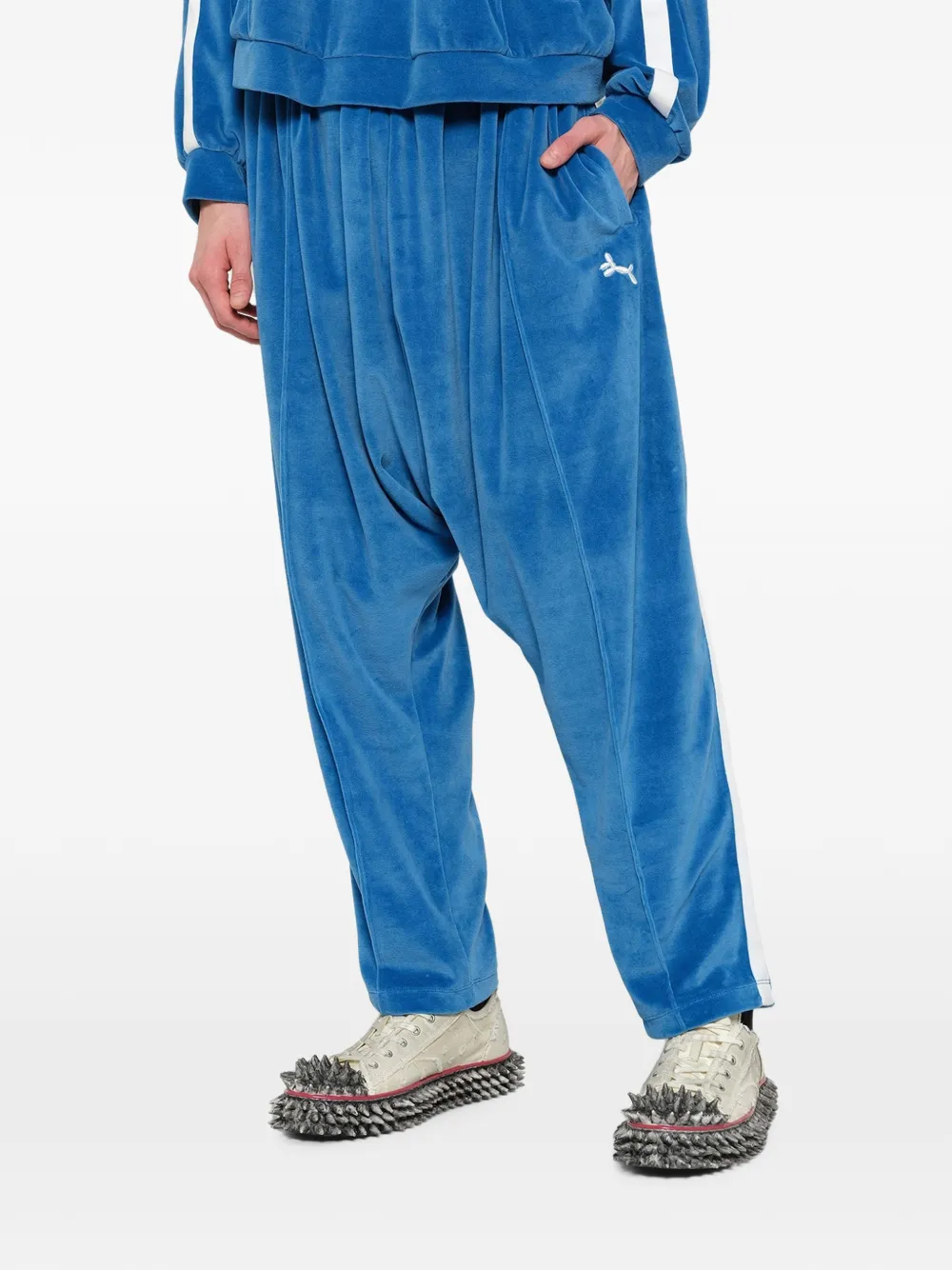 Doublet Trainingsbroek met elastische taille Blauw
