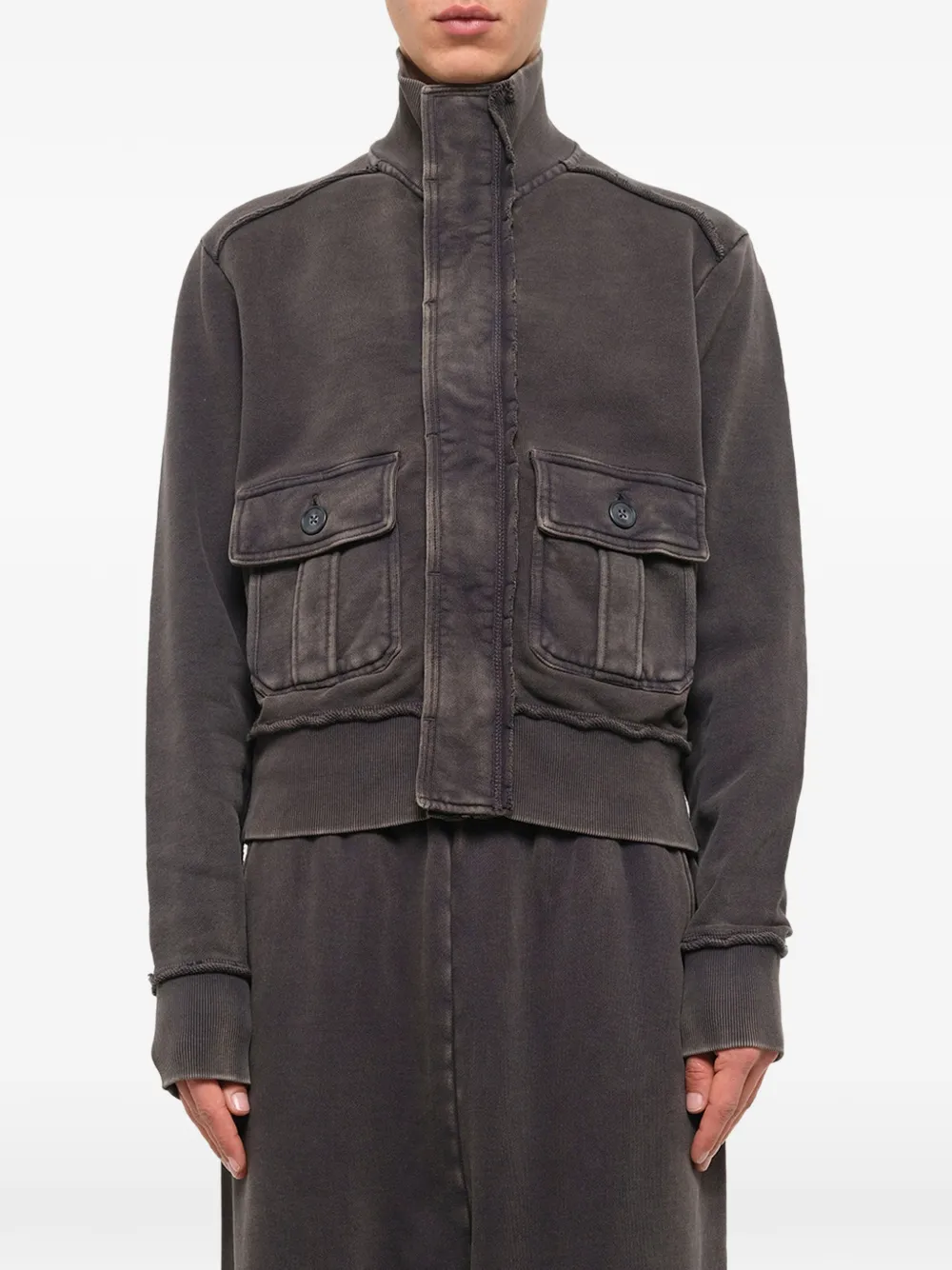 ENTIRE STUDIOS Supply zip-up jacket Zwart