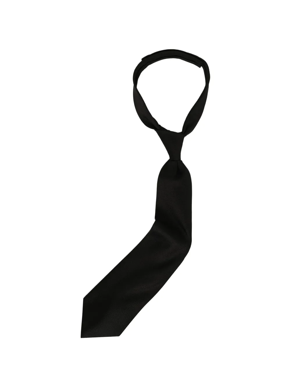 Doublet logo-patch tie - Nero
