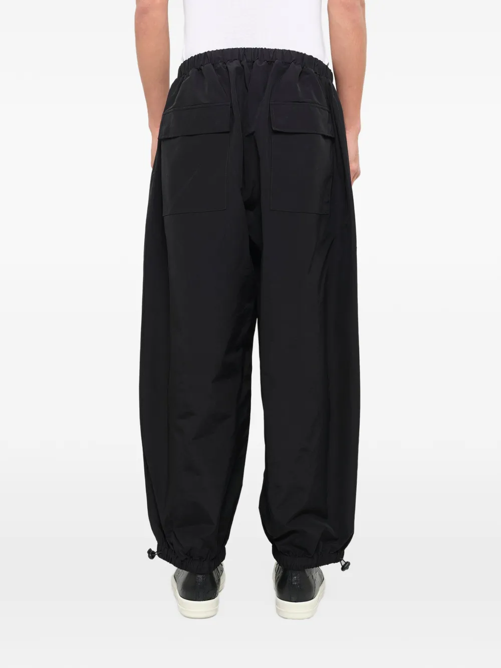 ENTIRE STUDIOS drawstring-cuff trousers Zwart