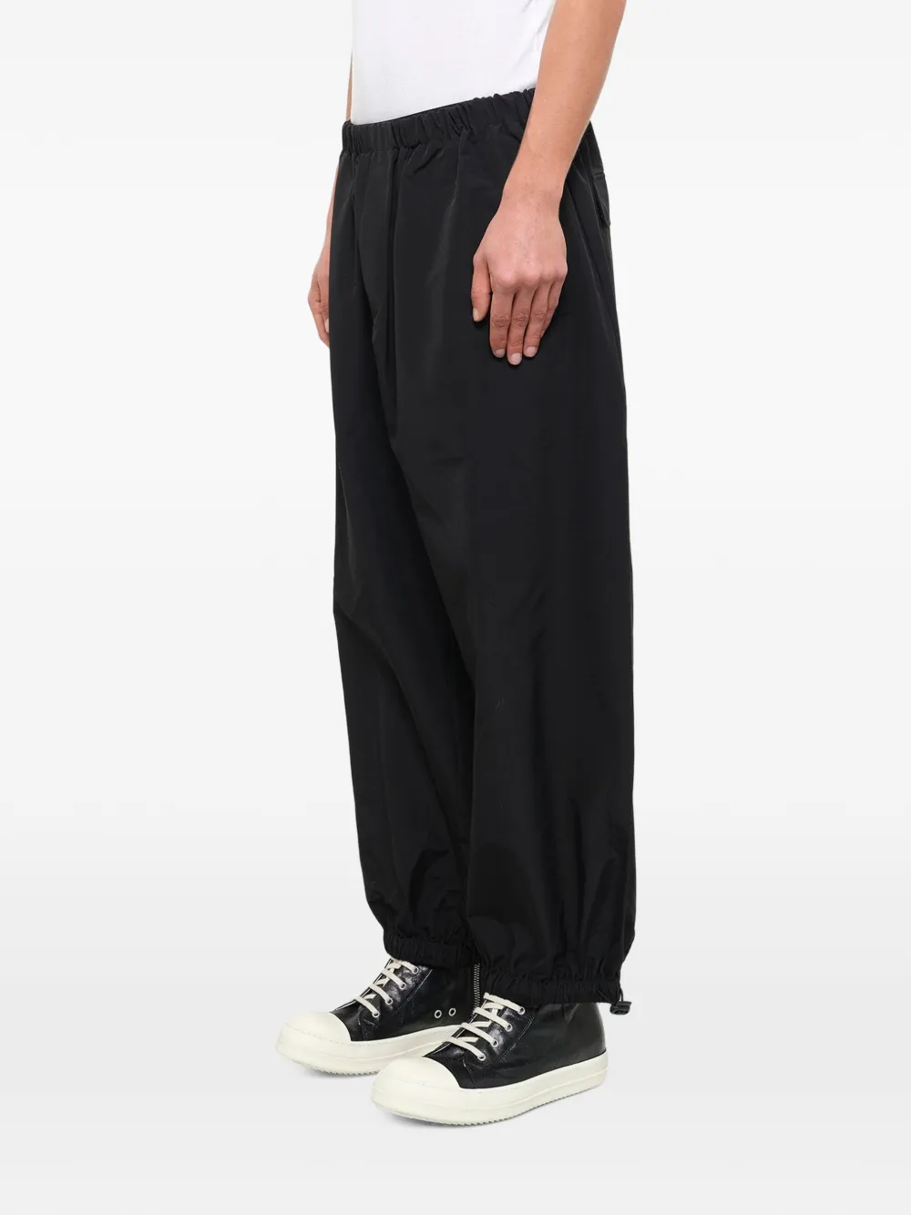 ENTIRE STUDIOS drawstring-cuff trousers Zwart