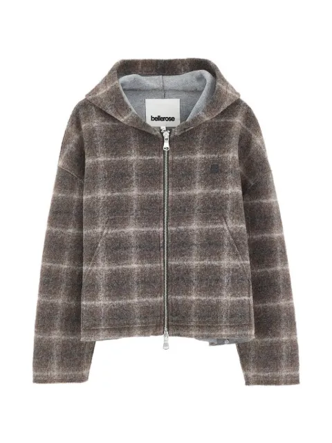 Bellerose check-pattern zip-up jacket