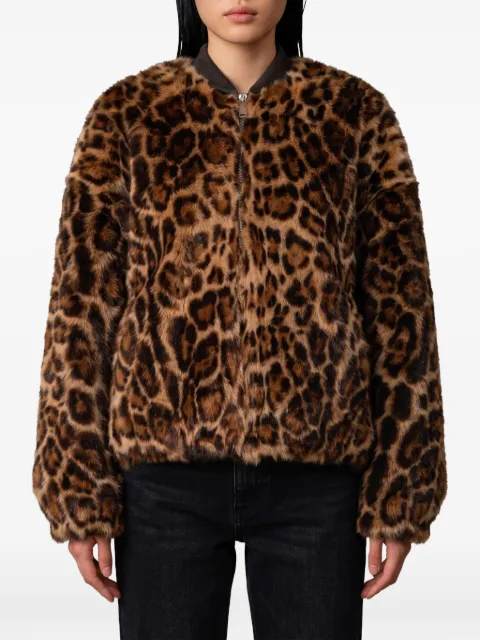 Arma Wendbare Jacke mit Animal-Print