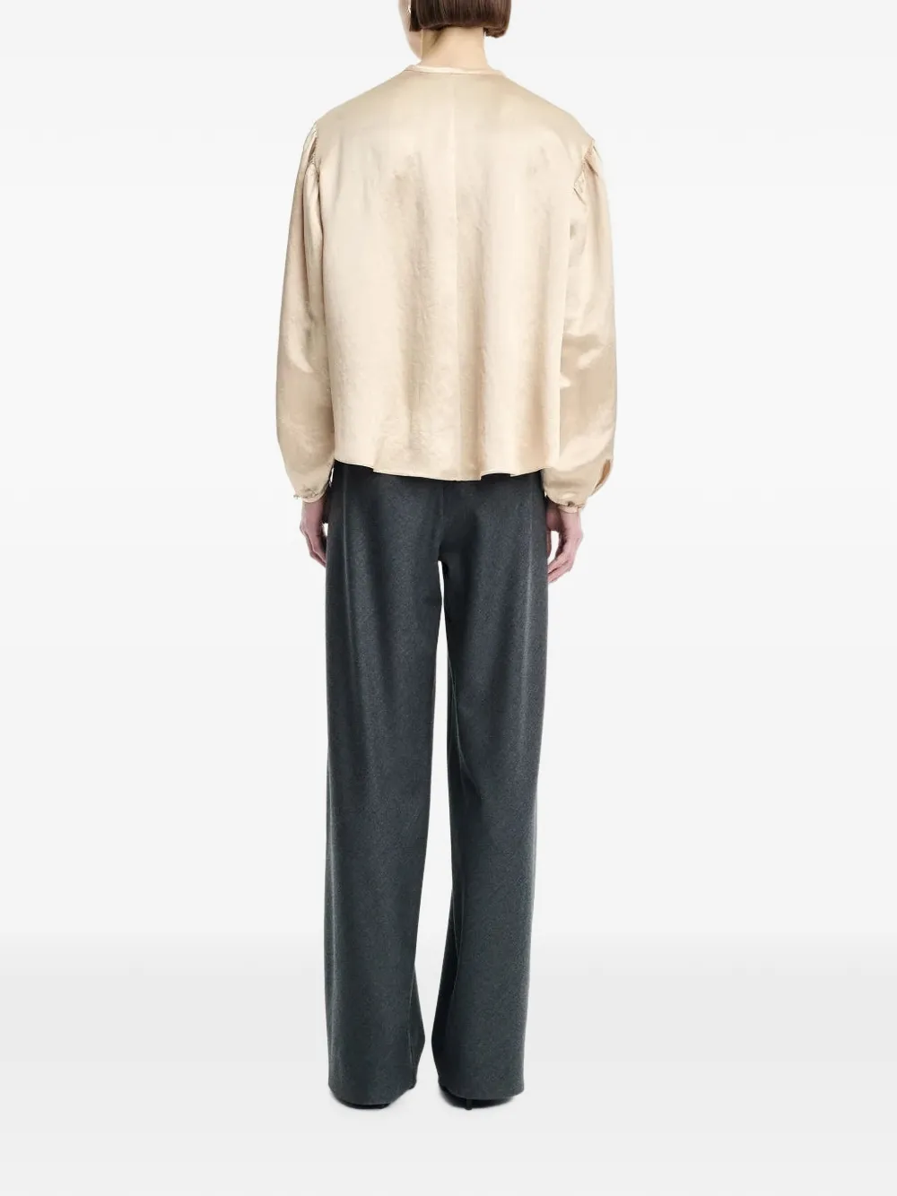 Maria McManus Bias-cut Trousers in Grey, view 4