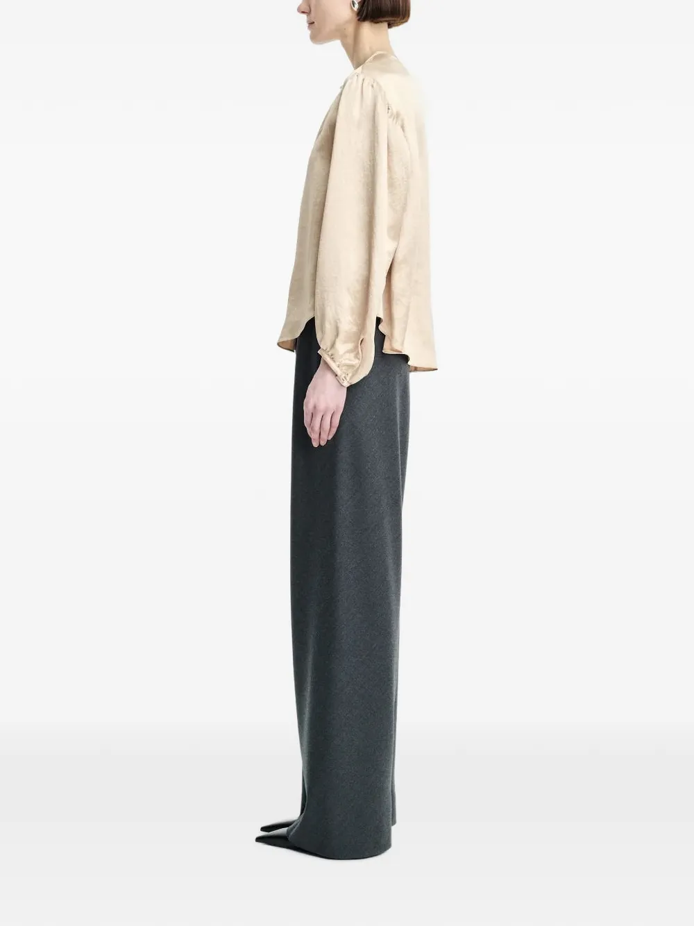 Maria McManus Bias-cut Trousers in Grey, view 2