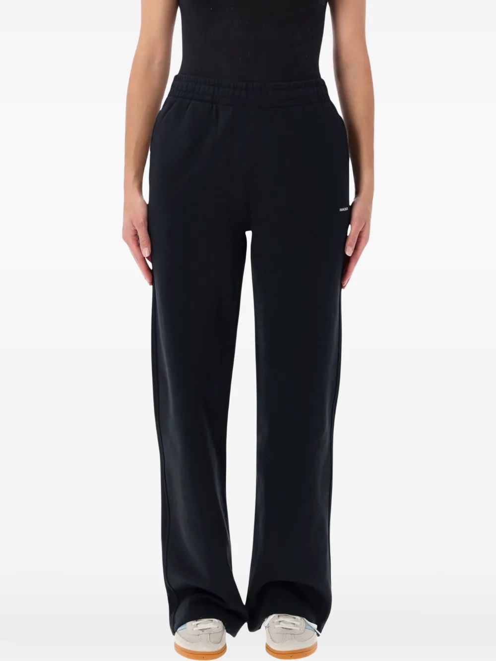 Pangaia logo-print track pants - Nero
