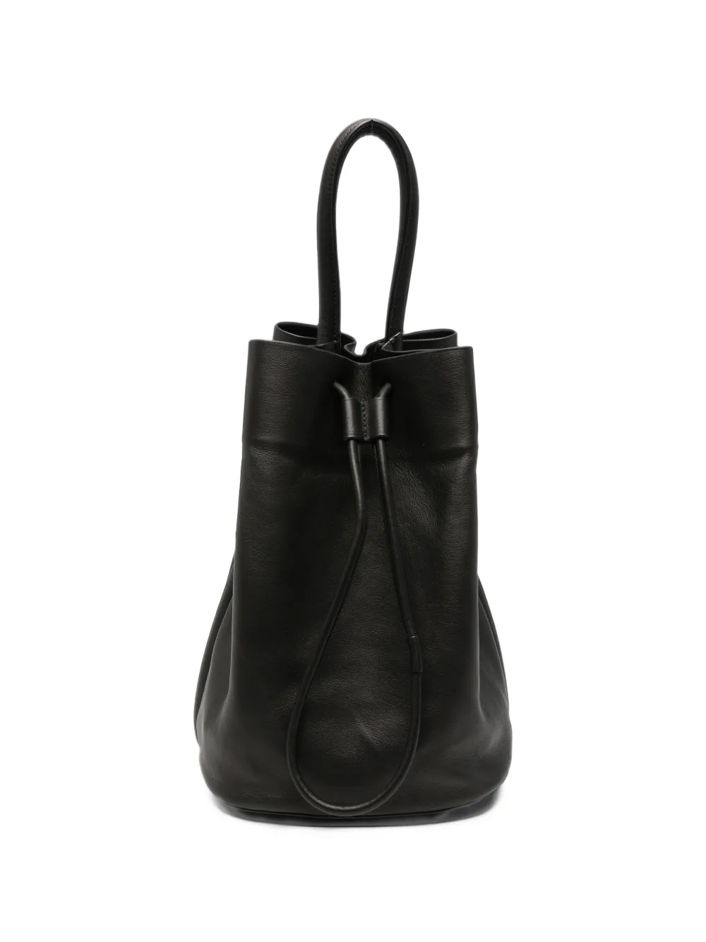 Uma Wang medium Sac leather bucket bag - Schwarz