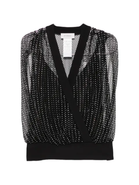 Sportmax SPXTaro crystal-embellished top