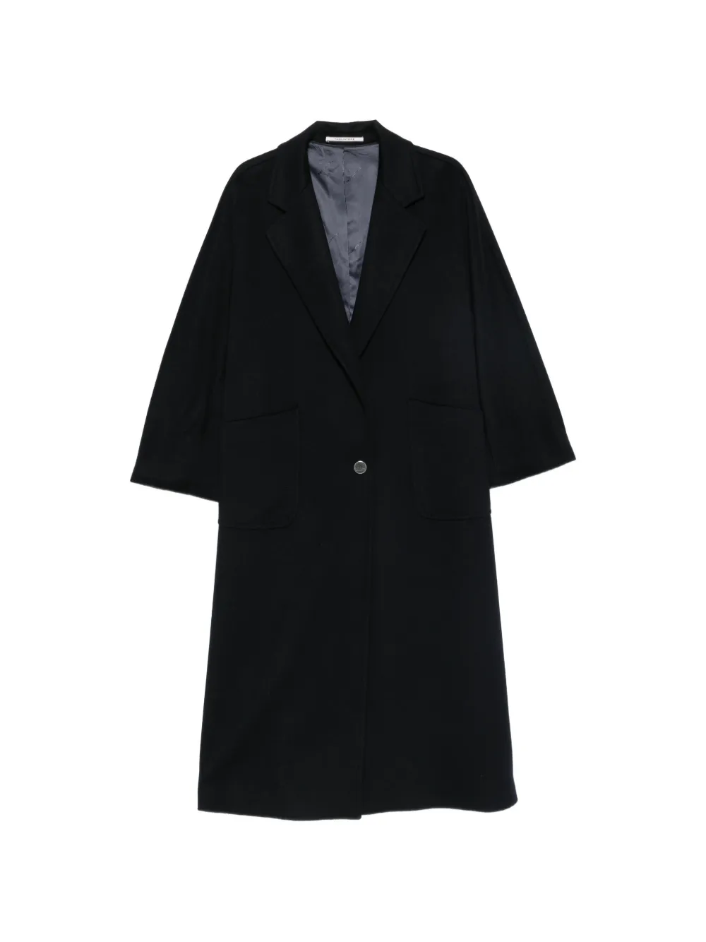 Tagliatore belted notch-lapel coat - Blue