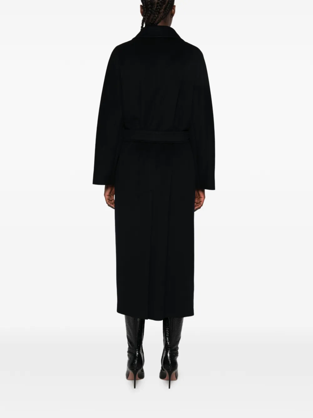 Tagliatore Jas met gekerfde revers en ceintuur Blauw