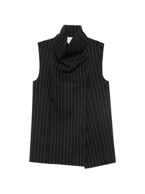 Sportmax pinstripe-pattern sleeveless top