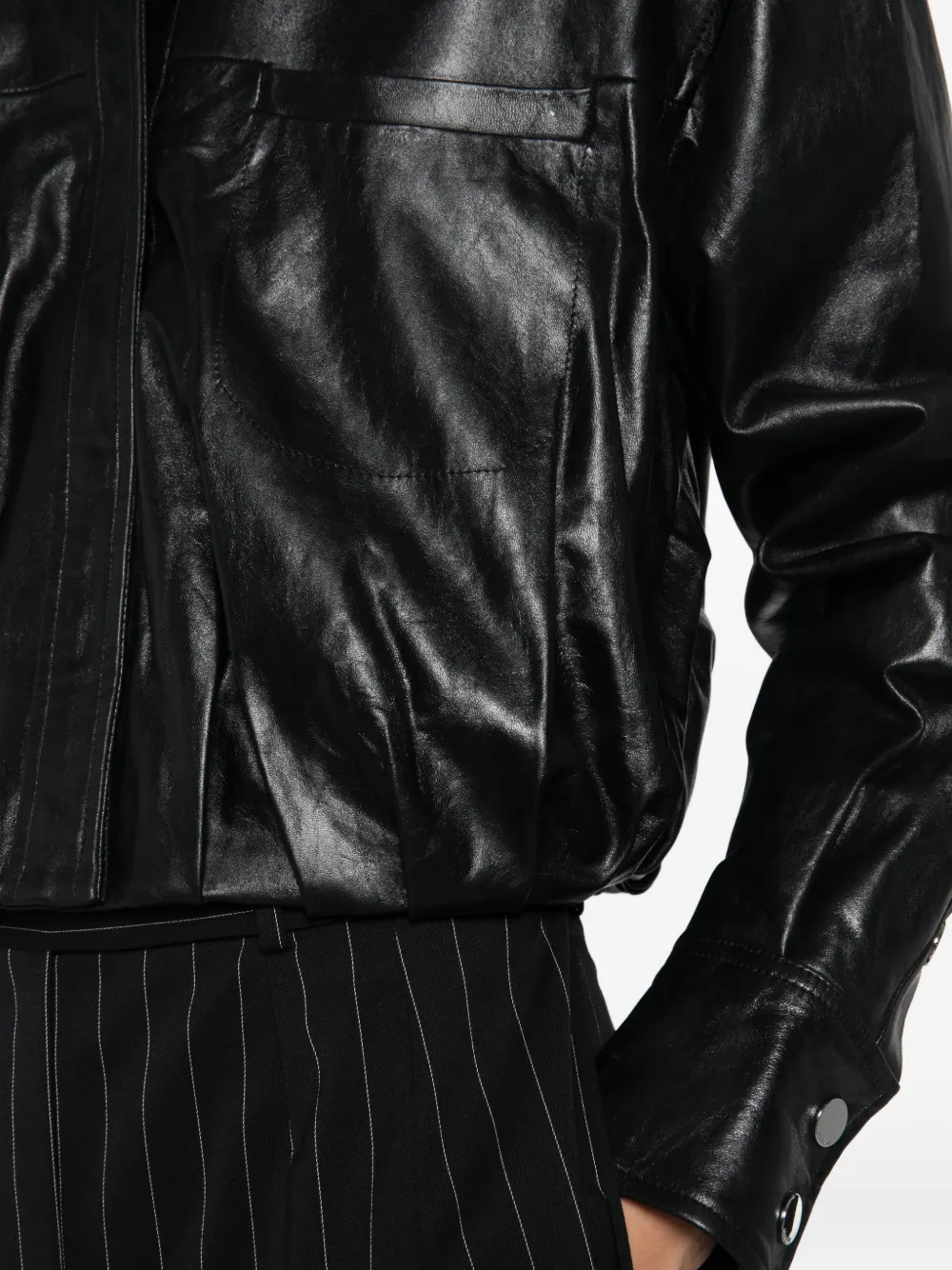 Sportmax Cropped jack Zwart