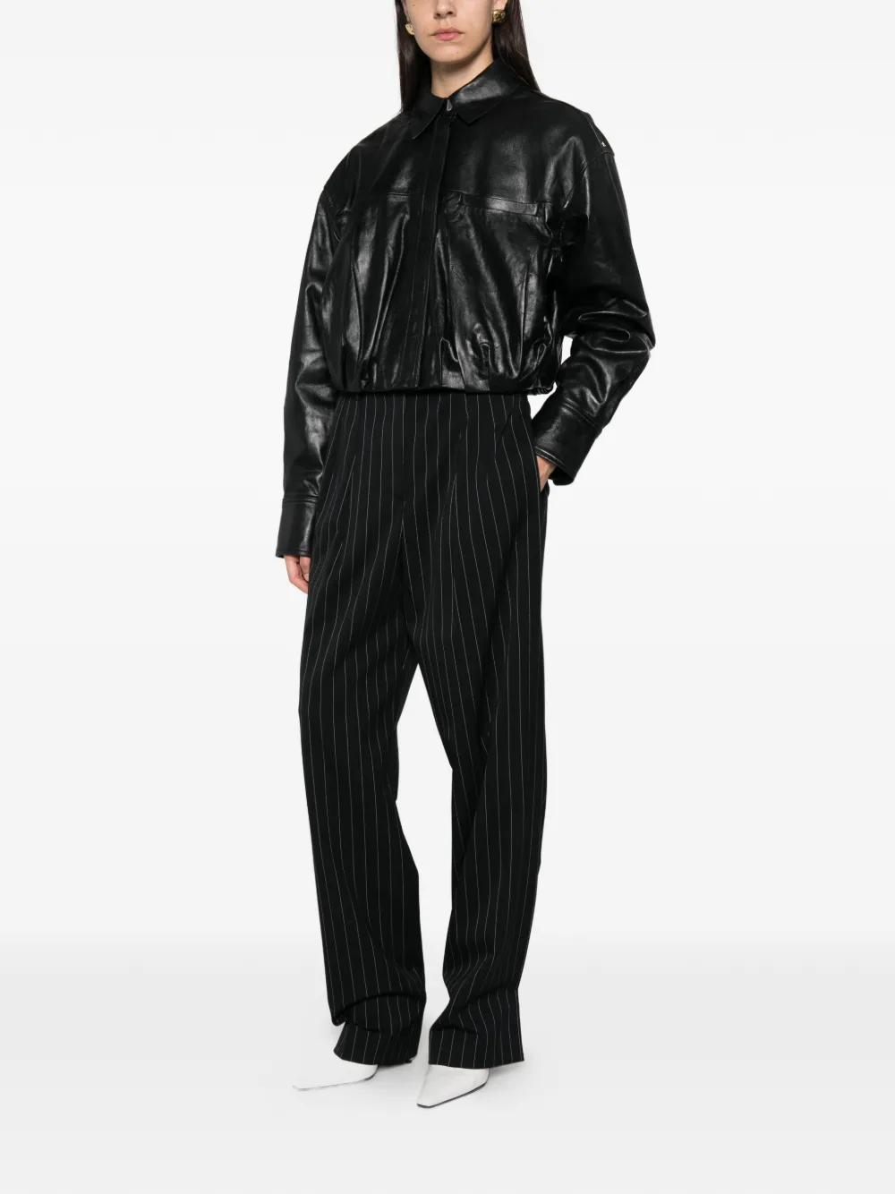 Sportmax Cropped jack Zwart