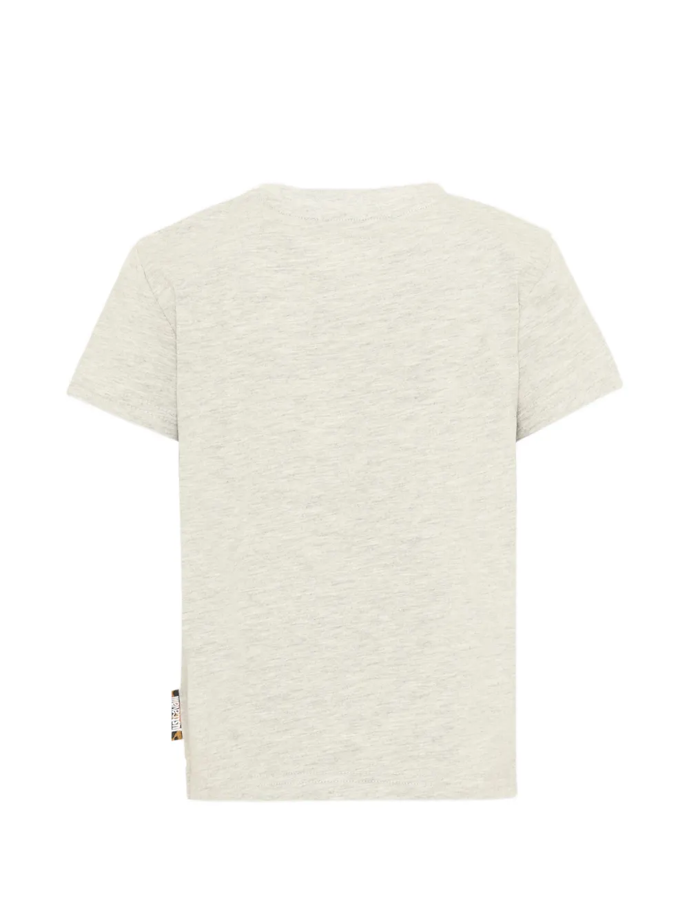 Just Cavalli Kids Katoenen T-shirt met logoprint Grijs
