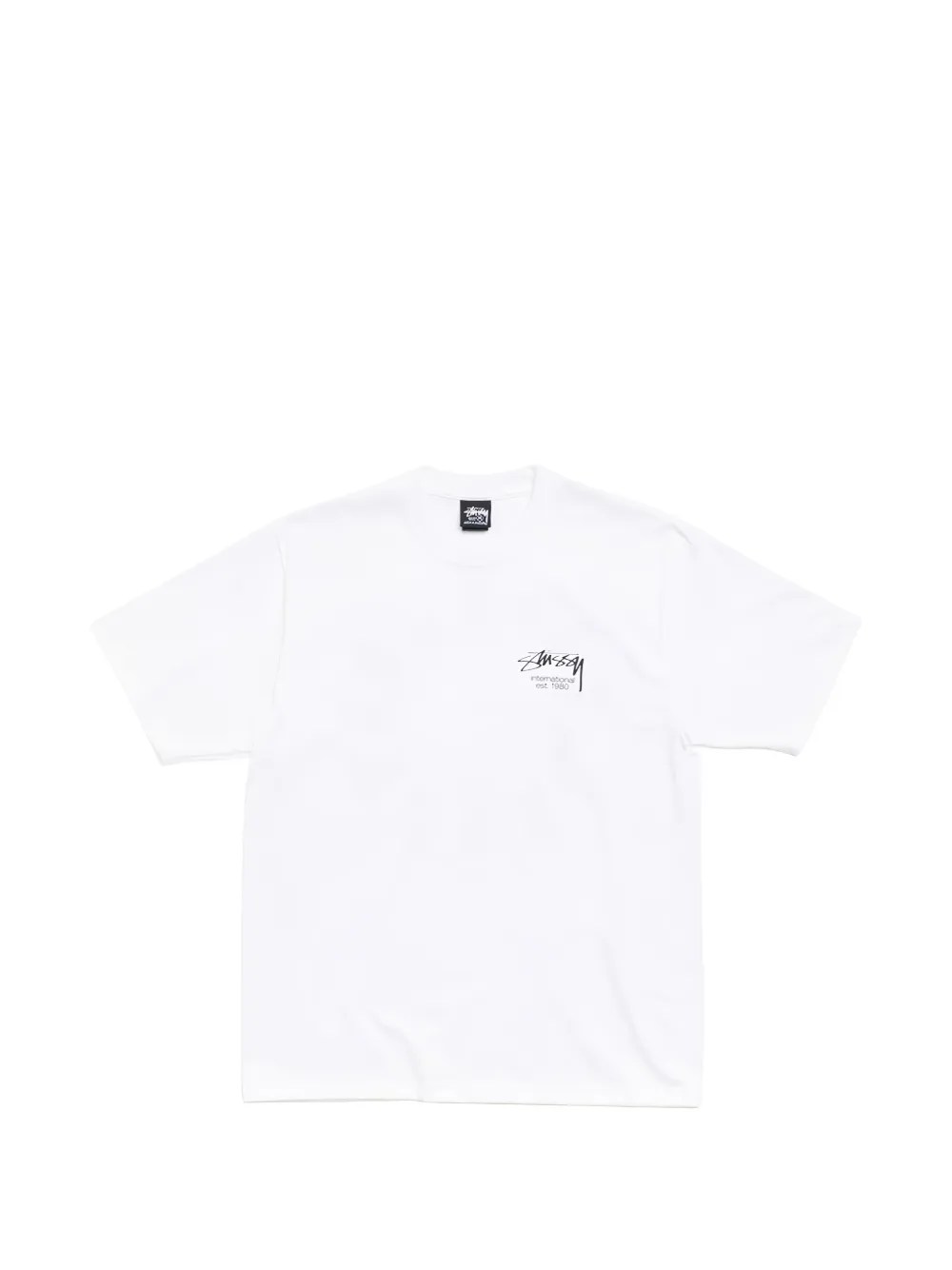 Stüssy clock-print T-shirt - Blanc Stüssy clock-print T-shirt - Blanc