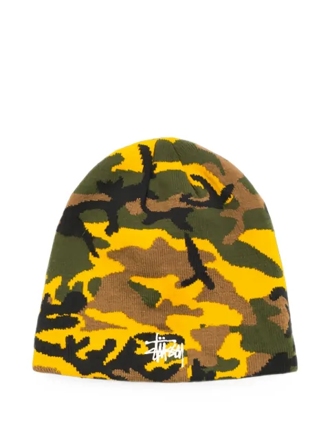 Stüssy camouflage-jacquard beanie hat