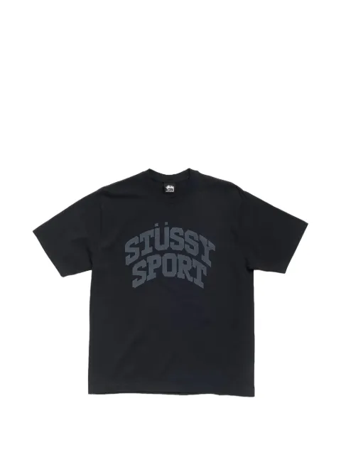 Stüssy Block logo-print cotton T-shirt