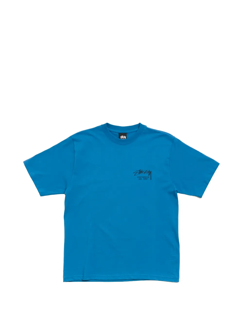 Stüssy dice-print logo-print T-shirt