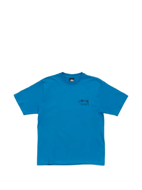 Stüssy dice-print logo-print T-shirt