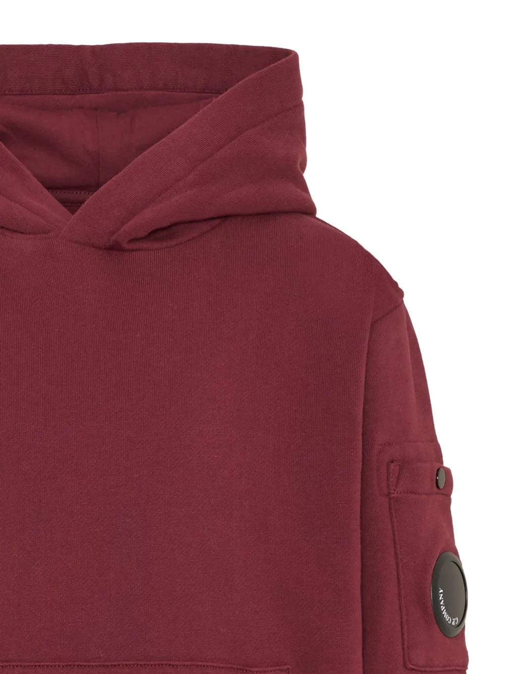 C.P. Company Kids Hoodie met lensdetail Rood