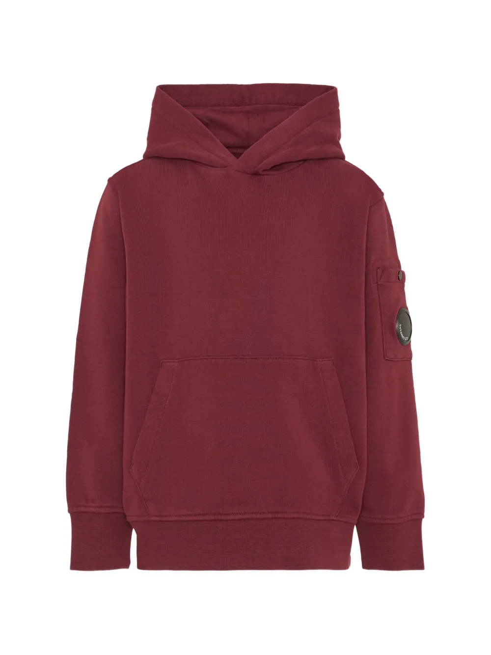 C.P. Company Kids Lens-detail hoodie - Rosso