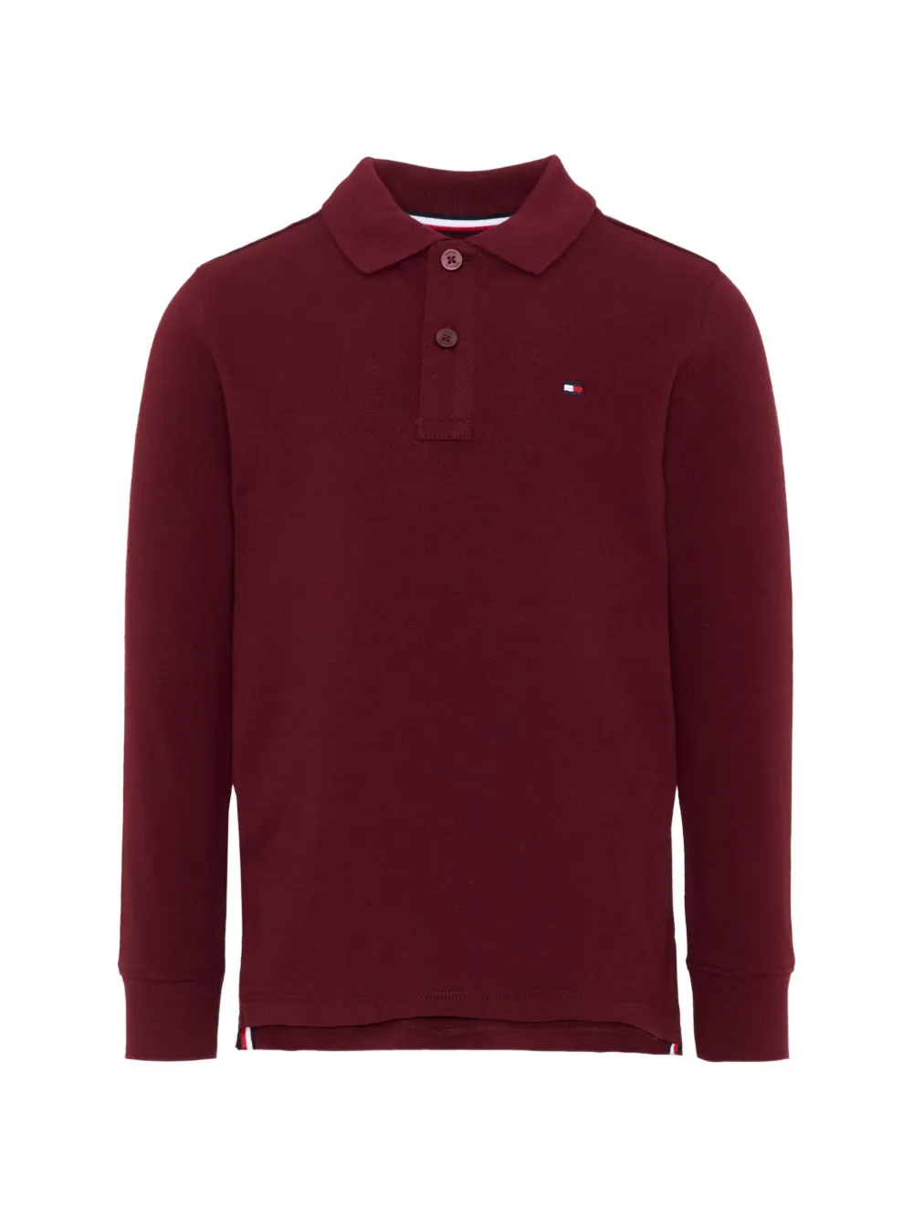 Tommy Hilfiger Junior long-sleeve polo shirt - Rosso