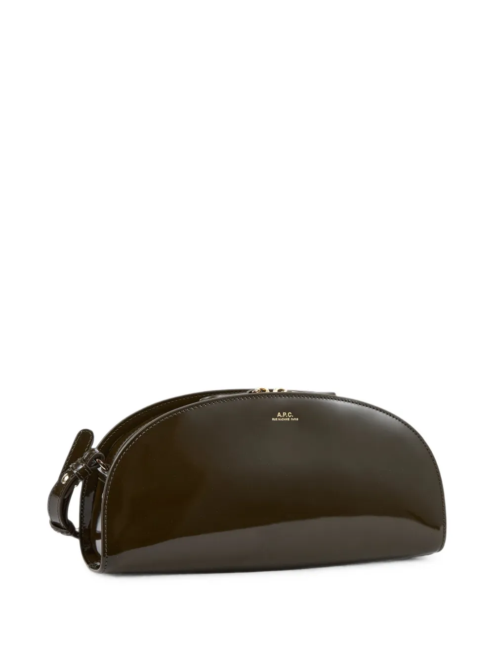 A.P.C. Demi-Lune schoudertas Groen