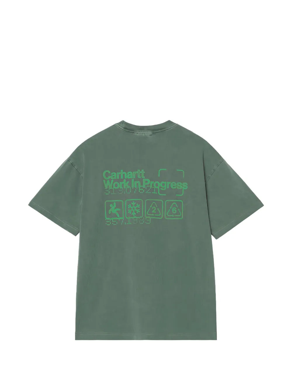 Carhartt WIP T-shirt met grafische print Groen