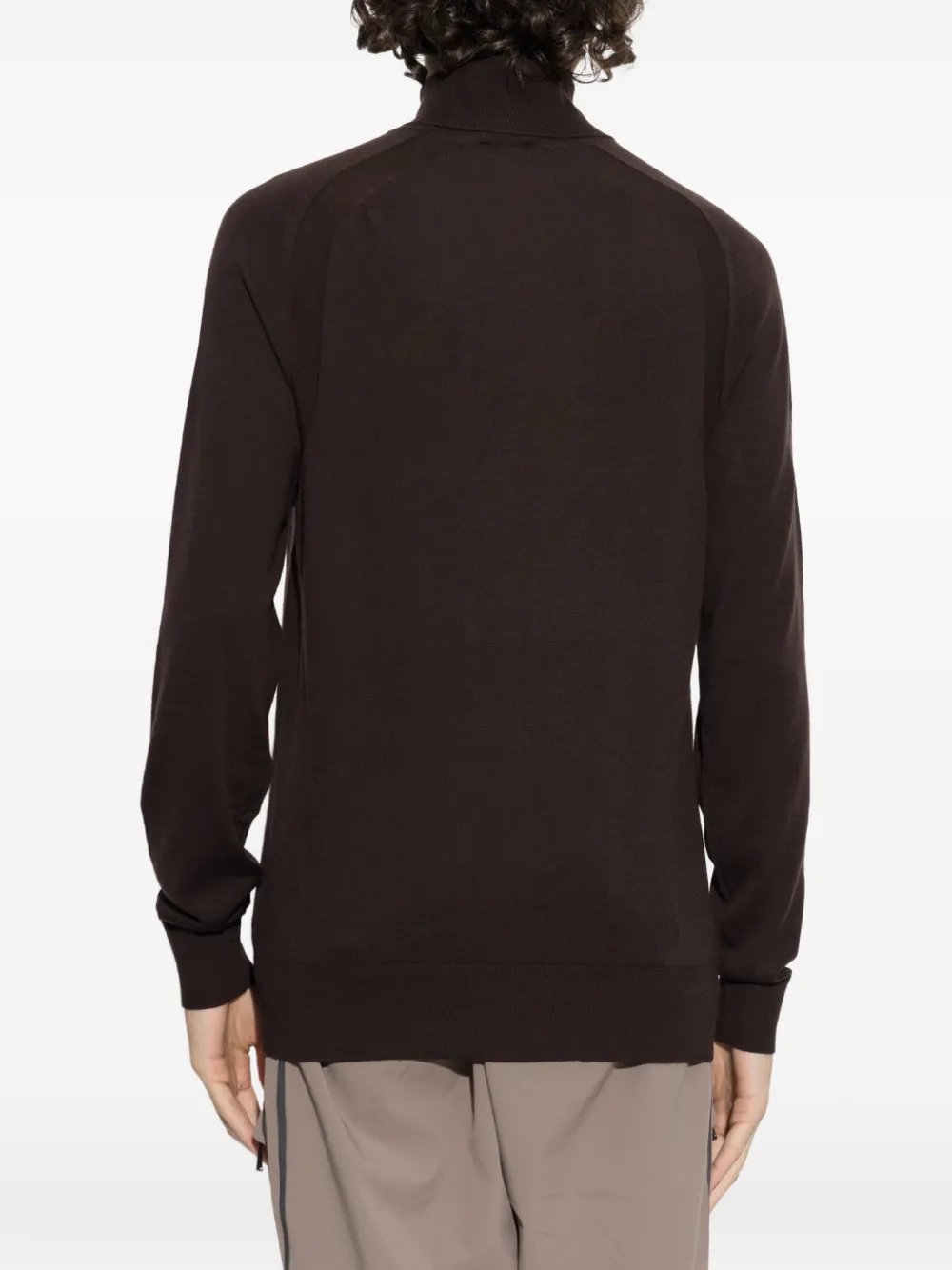 BOGNER Gordon Roll-neck Sweater in Brown, view 4