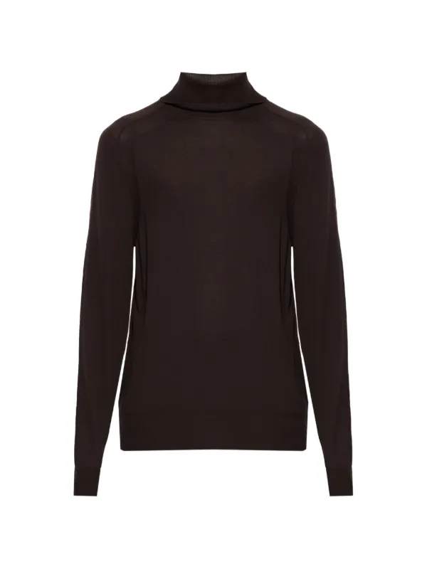Bogner Gordon Roll-neck Sweater in Brown