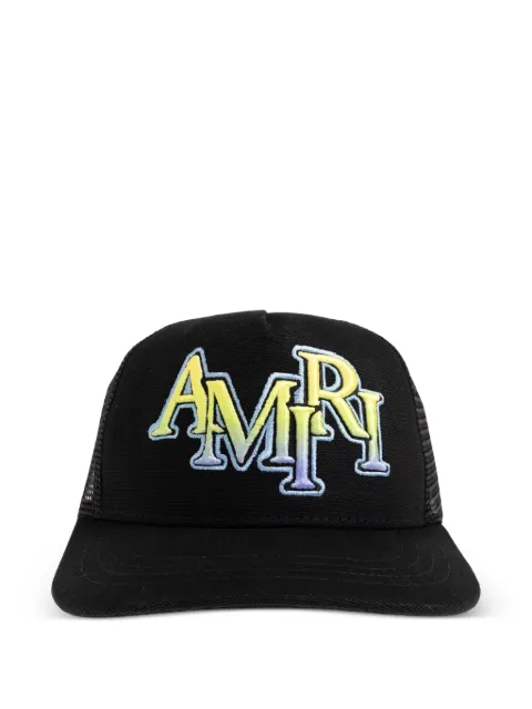 AMIRI KIDS logo-embroidered mesh-panel cap