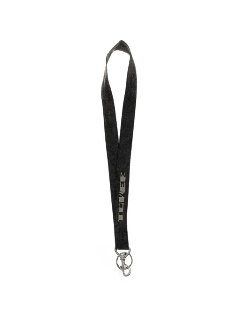 Rick Owens DRKSHDW logo-print cotton key lanyard