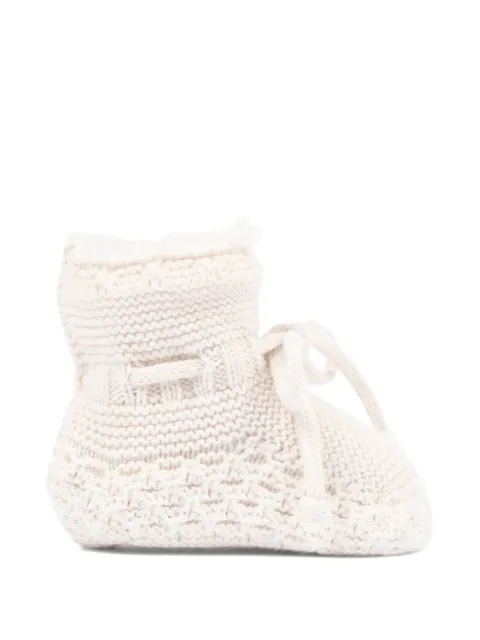 Martin Aranda knit-detail booties