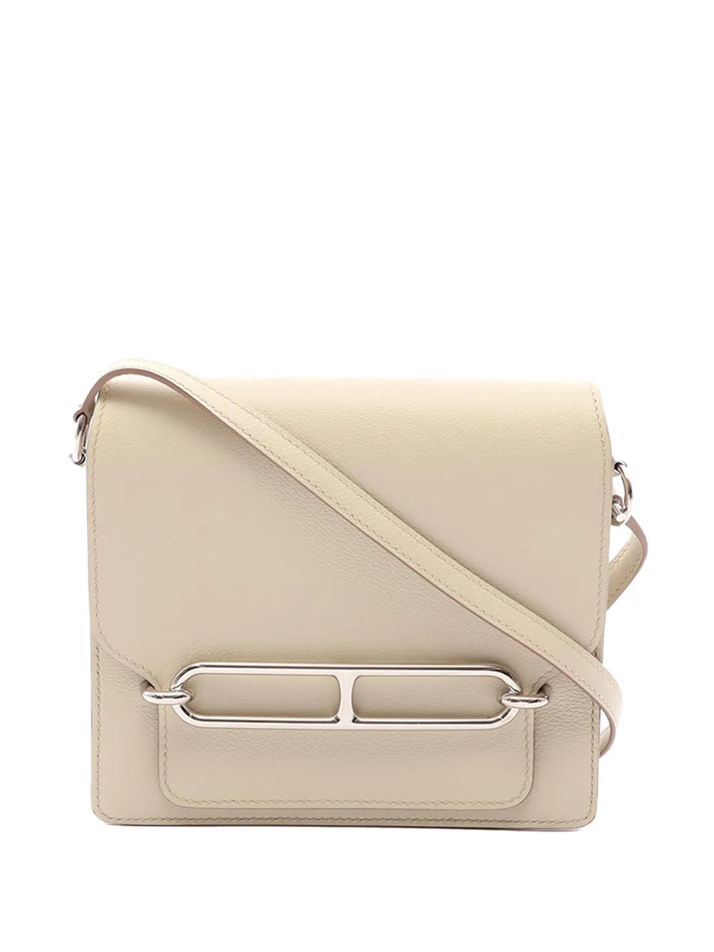 Hermès Pre-Owned 2023 Mini Evercolor Sac Roulis 18 crossbody bag - Braun