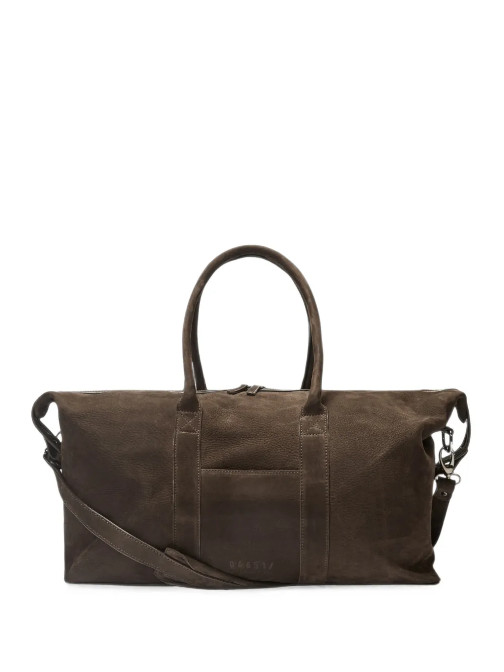 04651 / A TRIP IN A BAG leather holdall - Marrone
