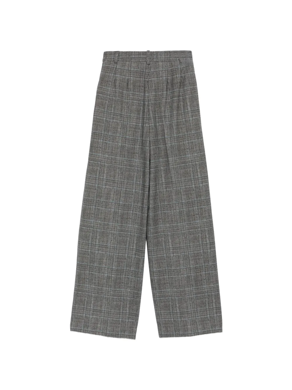 Circolo 1901 Prince of Wales check pleated trousers Grijs