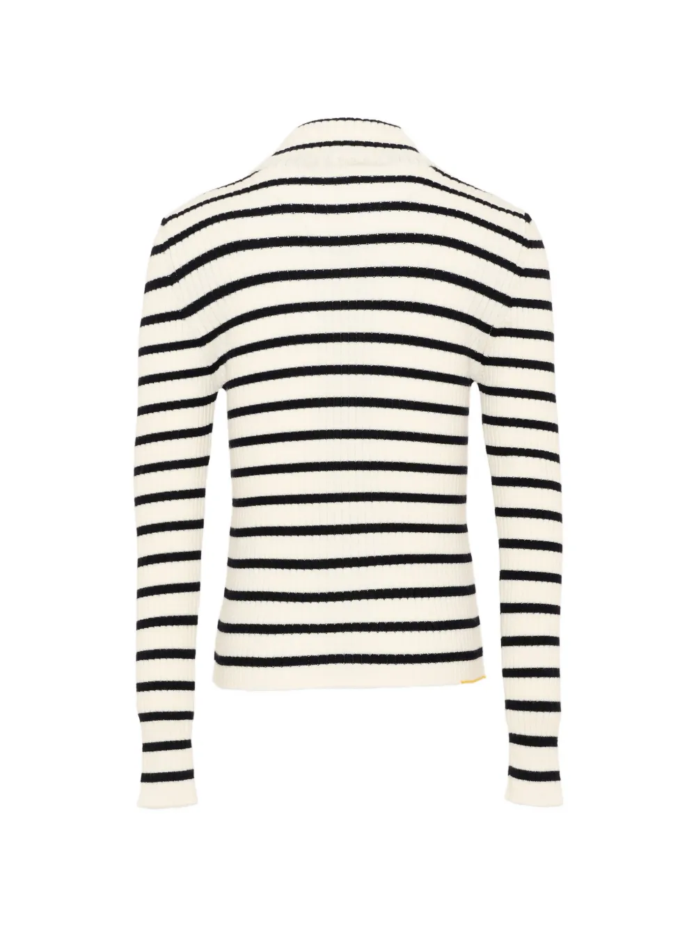 Fendi Kids striped ribbed-knit sweater Beige