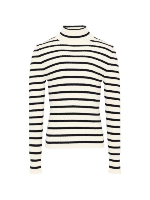 Fendi Kids striped ribbed-knit sweater