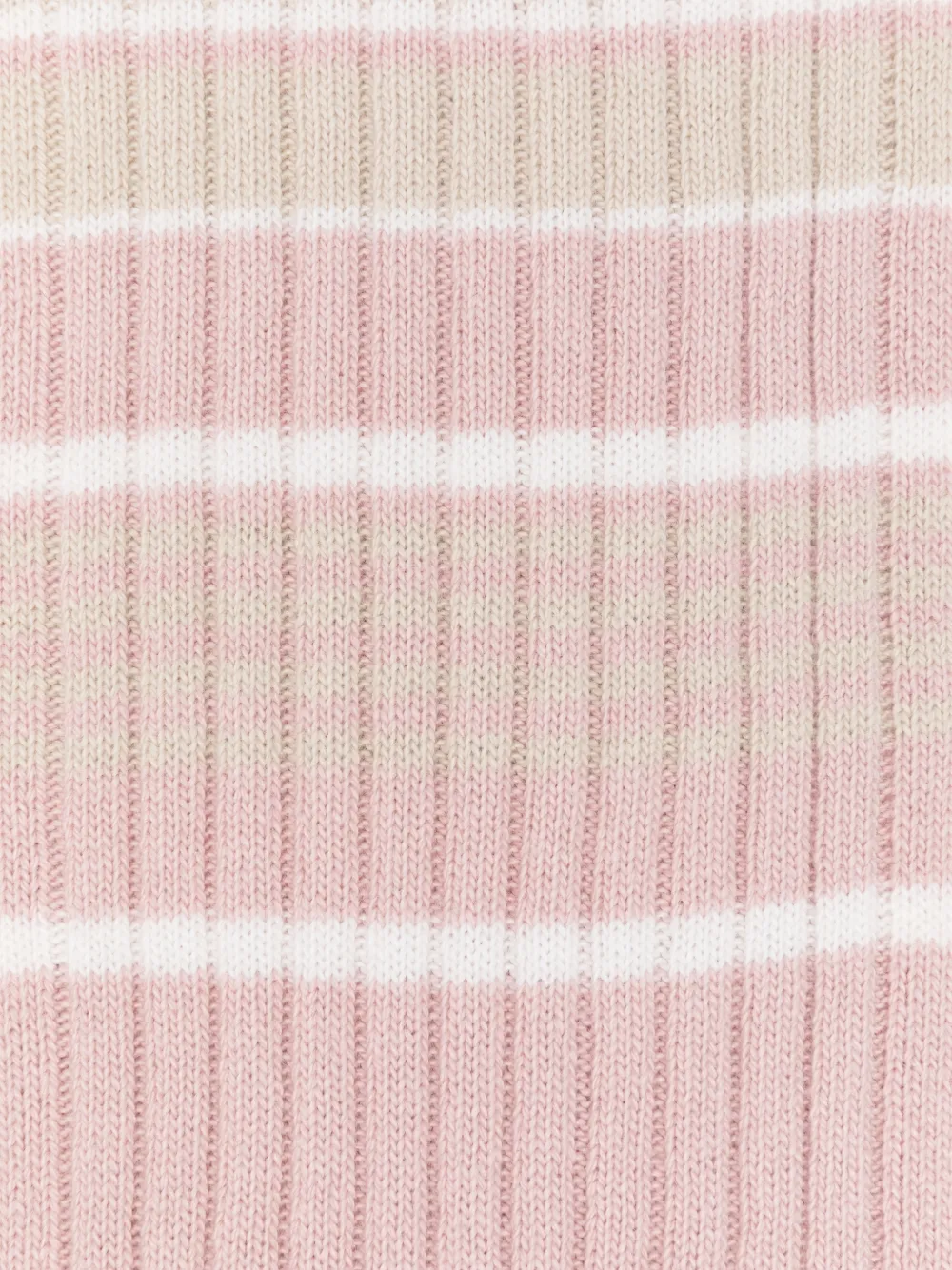 Emporio Armani Kids striped ruffled scarf and beanie hat set Roze