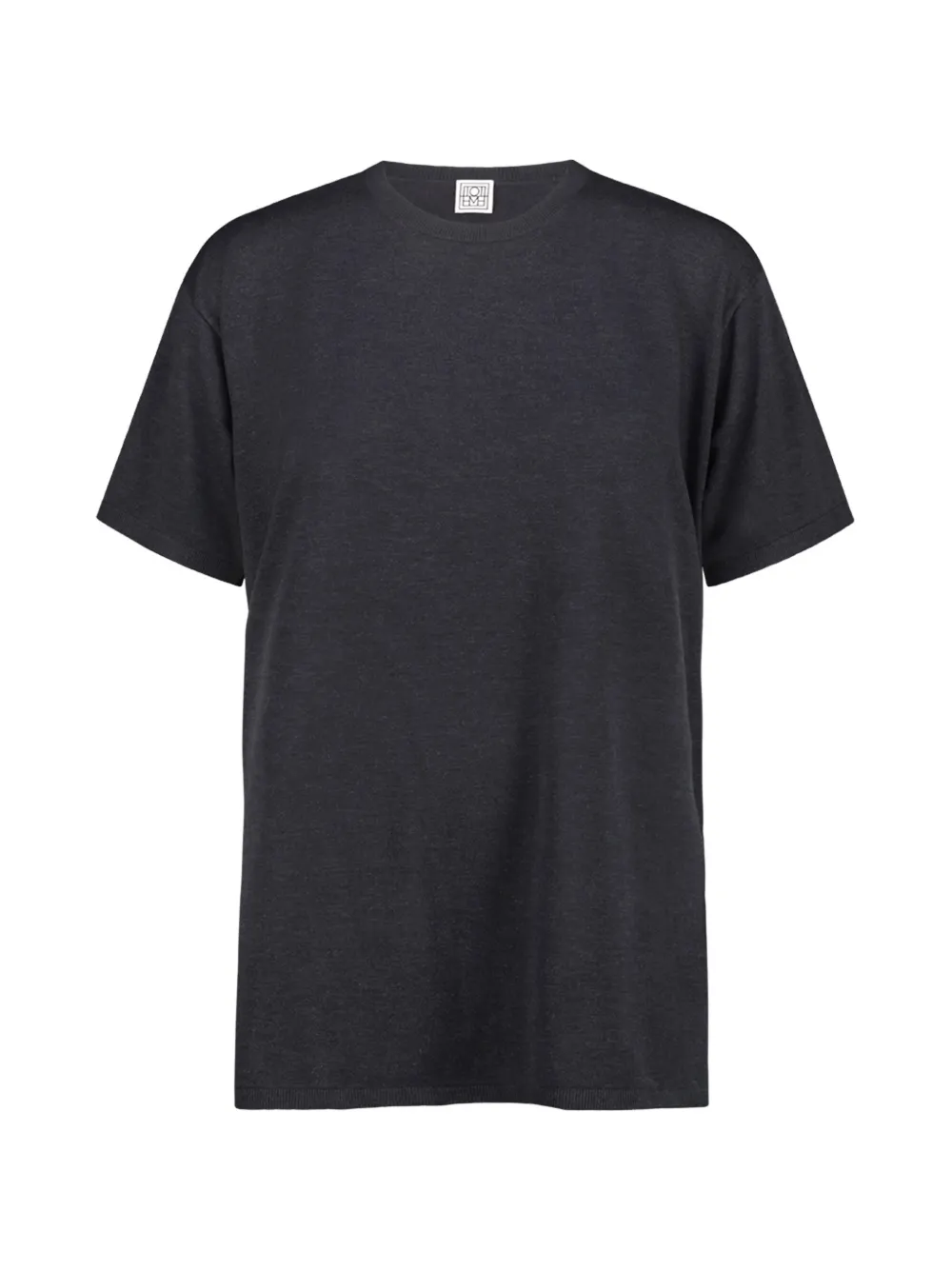 TOTEME fine-knit T-shirt - Grau